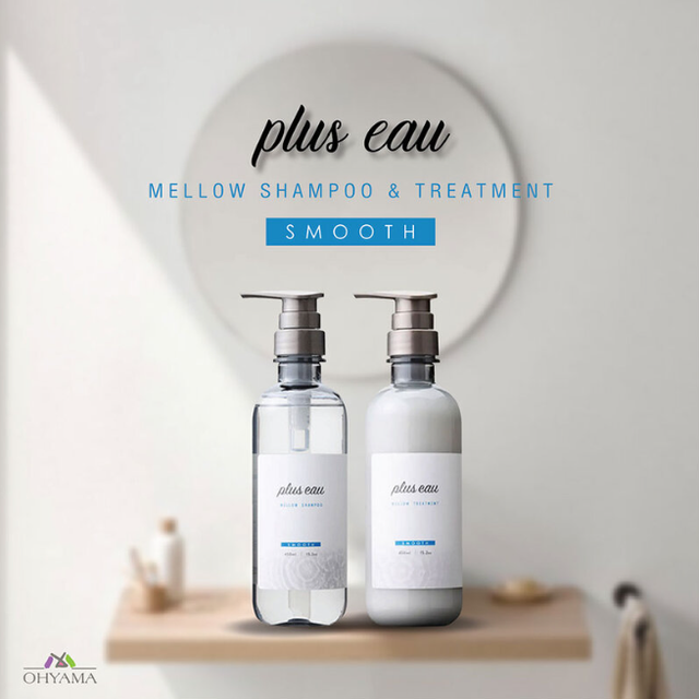 PLUS EAU - Mellow Shampoo Smooth 450ml.