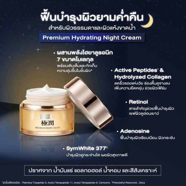 Hada Labo - Hada Labo Premium Hydrating Night Cream 50g.