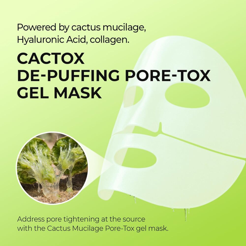 Dr.Melaxin - Cactox Jelly Cream Booster & Pore Relief Hydrogel Mask (4 Sheets)