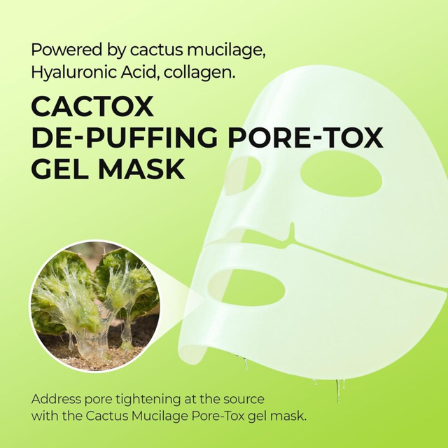Dr.Melaxin - Cactox Jelly Cream Booster & Pore Relief Hydrogel Mask (4 Sheets)
