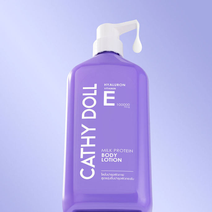 Cathy Doll - Hyaluron Vitamin E Milk Protein Body Lotion Shining Floral 450ml.