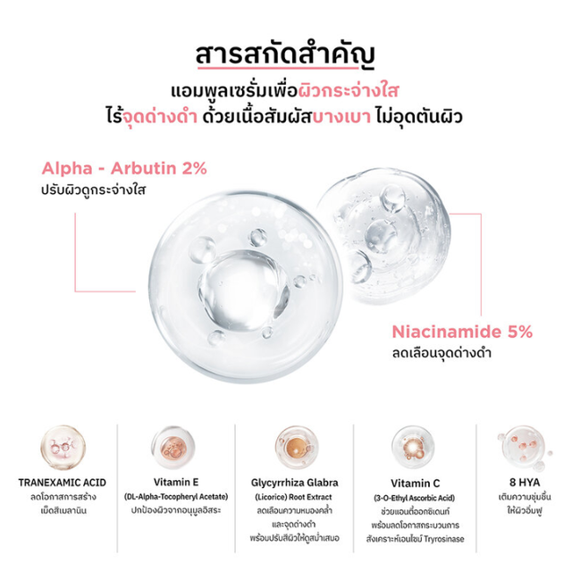 Nu Formula - Whitening Spotless Ampoule Serum 30ml.