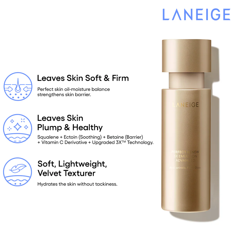 Laneige - Perfect Renew 3X Emulsion Advanced 130ml.