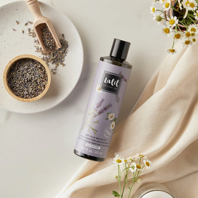 Lalil - Keep Calm & Relax Skin Soothing Shower Gel 300ml.