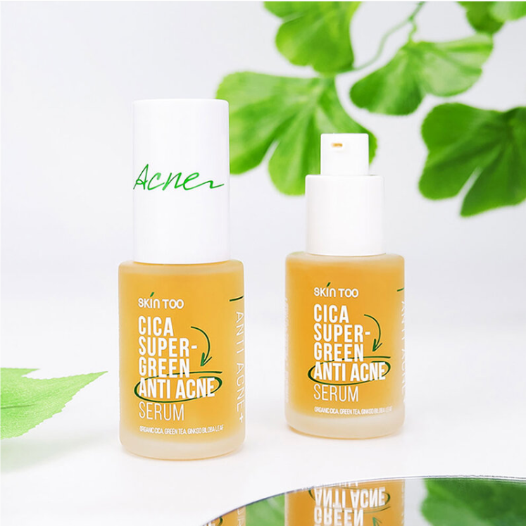 Skintoo - Cica Super Green Anti Acne Serum 30ml.