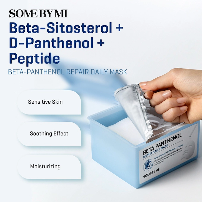 SOME BY MI - Beta Panthenol Repair Daily Mask (30 Sheets)