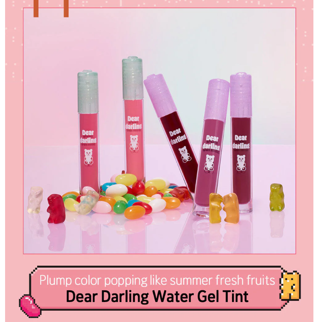 Etude - Jelly Pang Dear Darling Water Gel Tint #Red Bean Pink 5g.