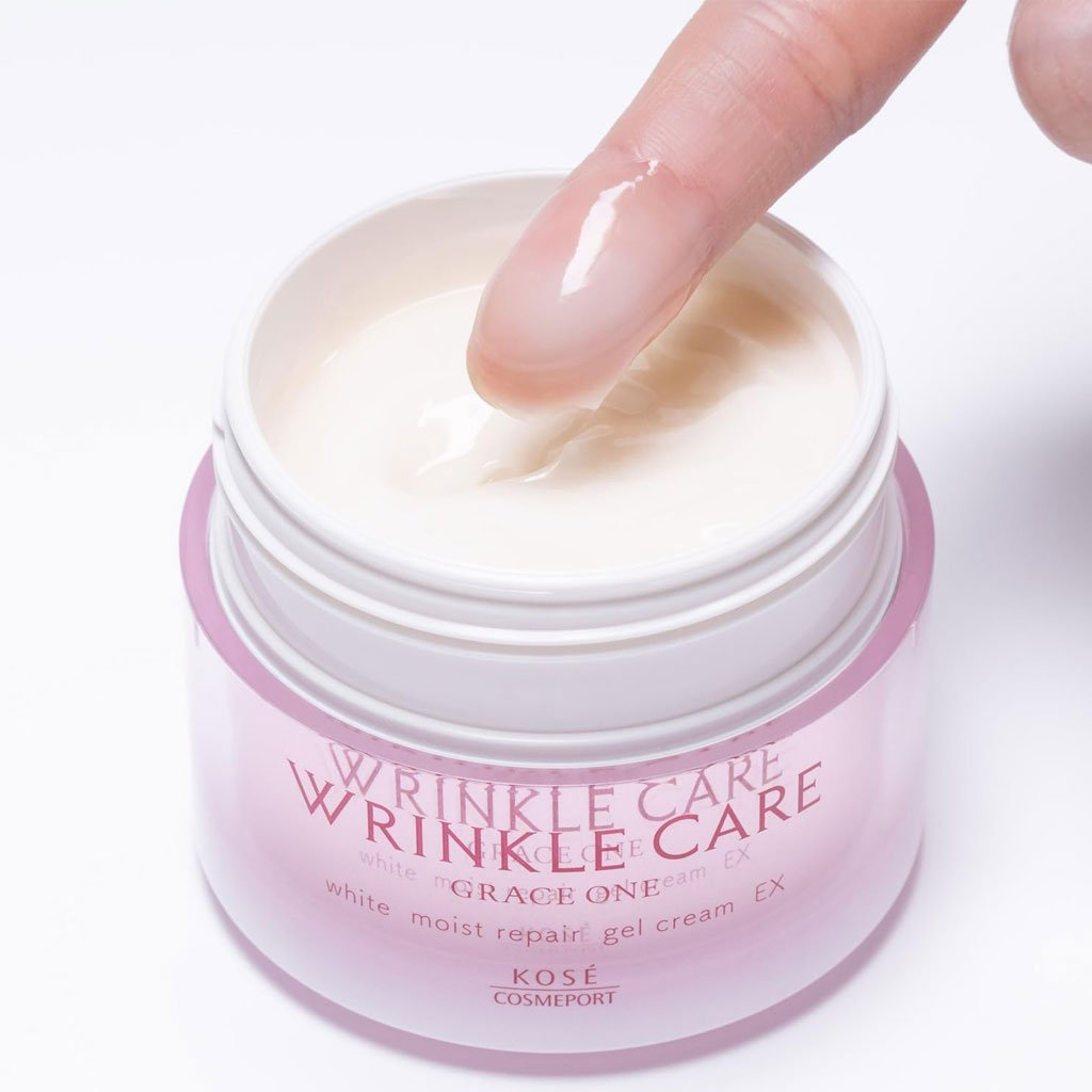 KOSE - Grace One - Wrinkle Care White Moist Gel Cream EX100g.