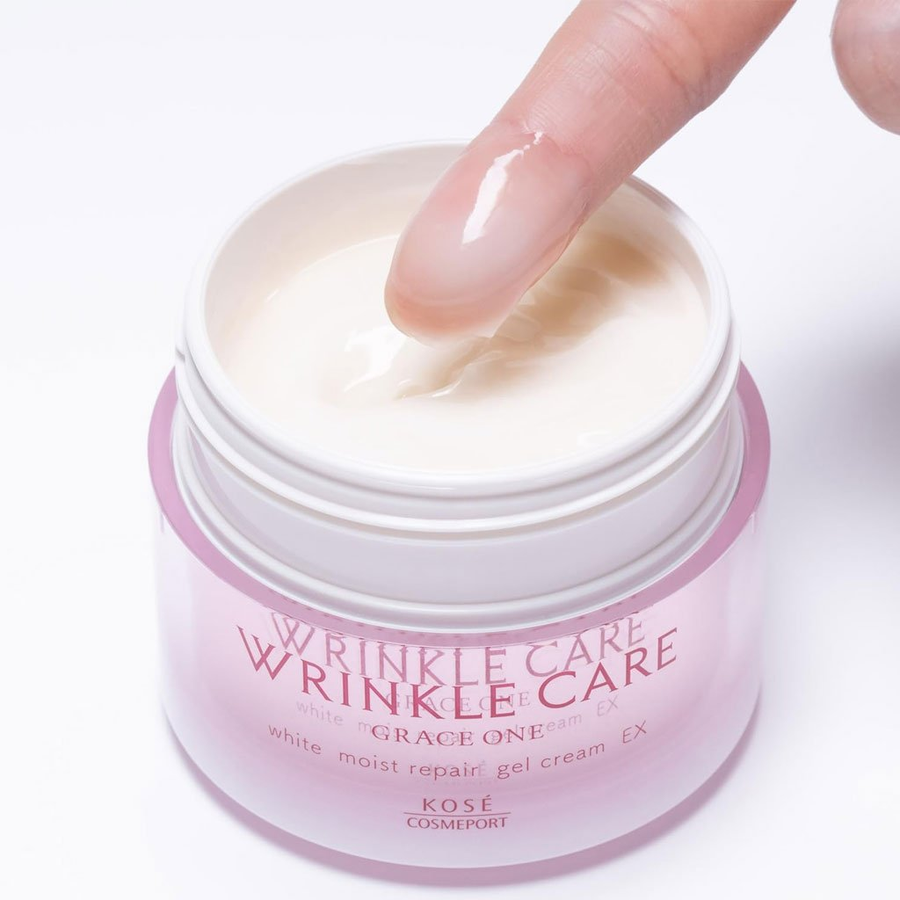 KOSE - Grace One - Wrinkle Care White Moist Gel Cream EX100g.