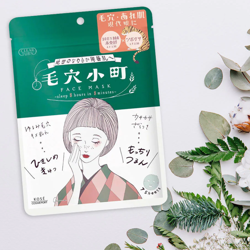 Clear Turn - Pore Care Smoothing Face Mask 158ml. (7 Sheets)