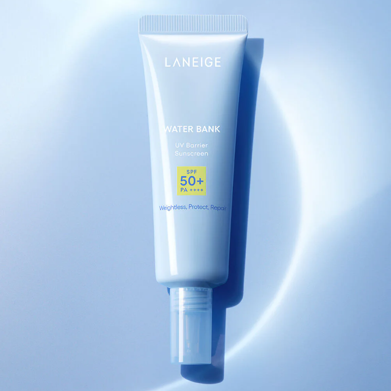 Laneige - Water Bank UV Barrier Sunscreen SPF50+ PA++++, Weightless, Protect and Repair 50ml.