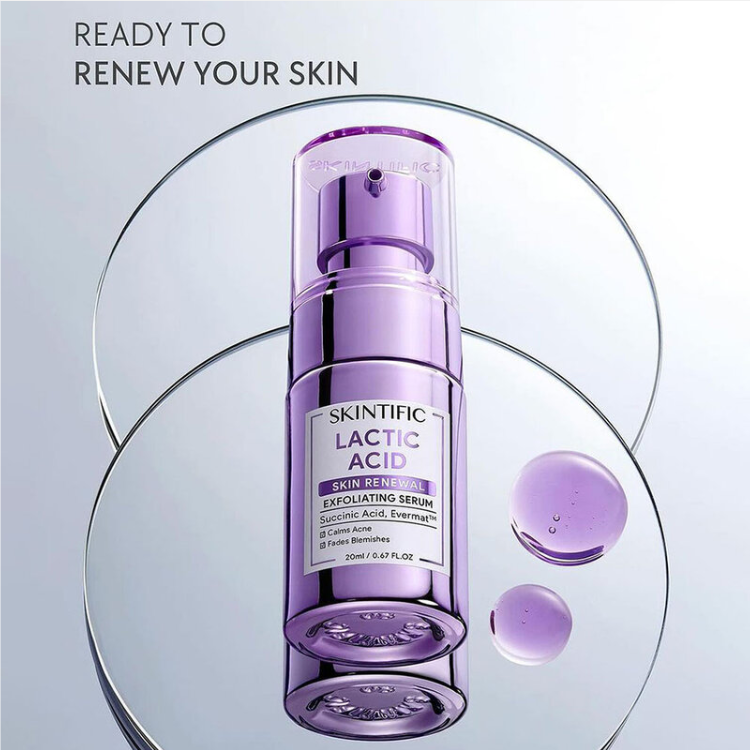 Skintific - Lactic Acid Skin Renewal Exfoliating Serum 20ml.