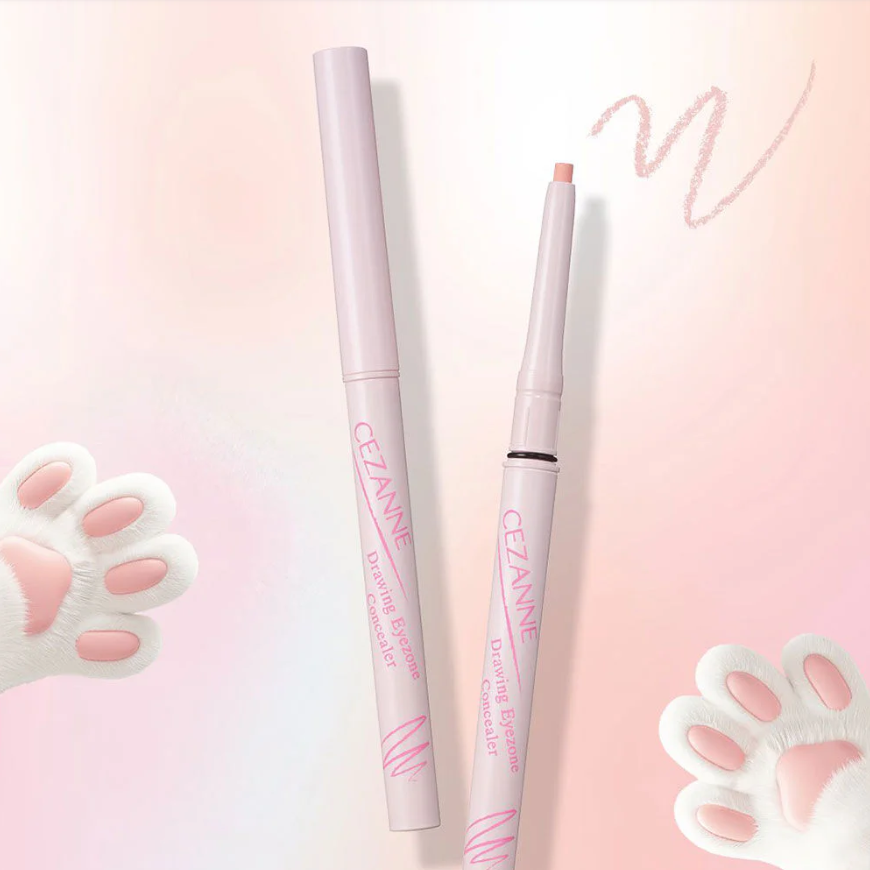 Cezanne - Drawing Eyezone Concealer #02 Familiar Pink 0.25g.