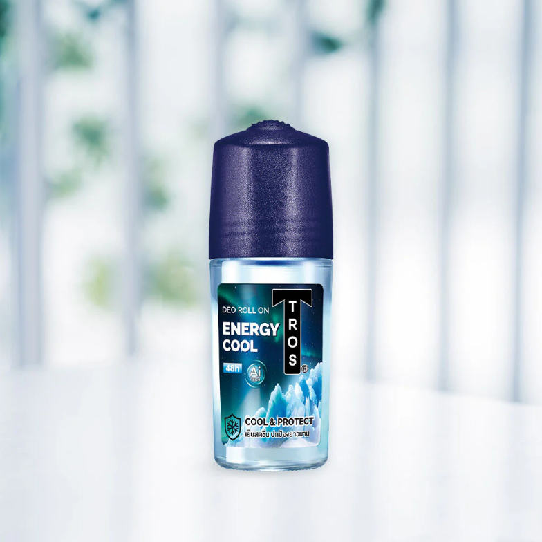 TROS - Roll-on Energy Cool 45ml. (Pack of 3)