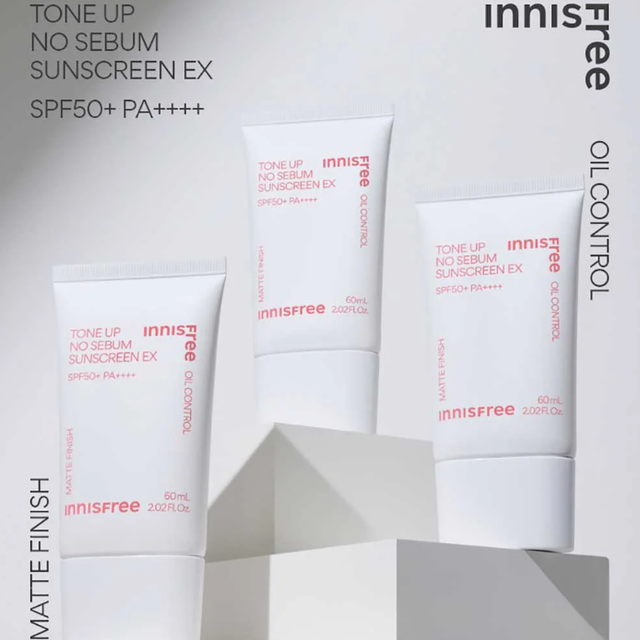 Innisfree - Tone Up No Sebum Sunscreene 60ml.