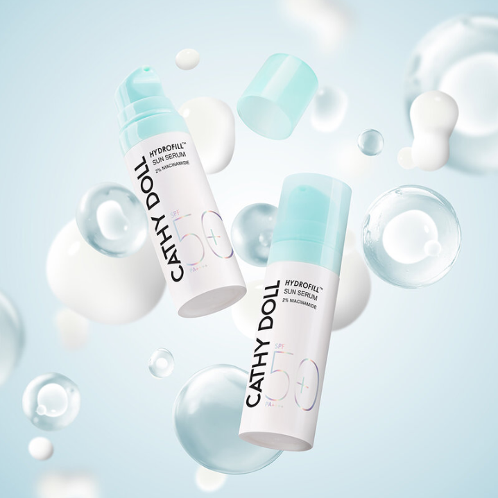 Cathy Doll - Hydrofill Sun Serum SPF50+ PA++++ 2% Niacinamide 10ml.