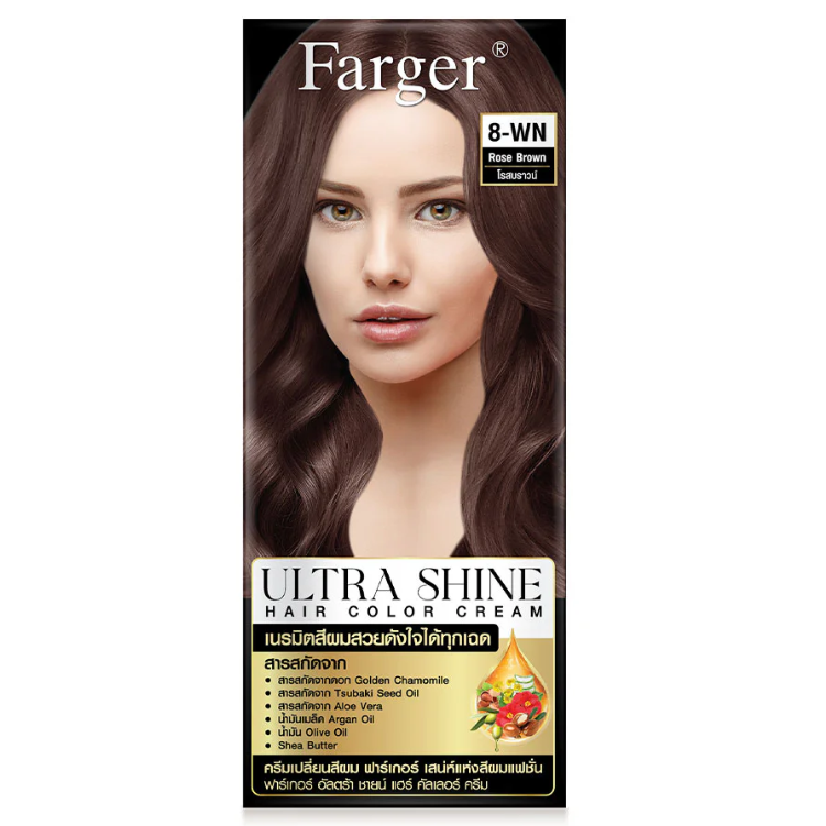 Farger - 8-WN - Rose Brown, Ultra Shine Color Cream 100g.