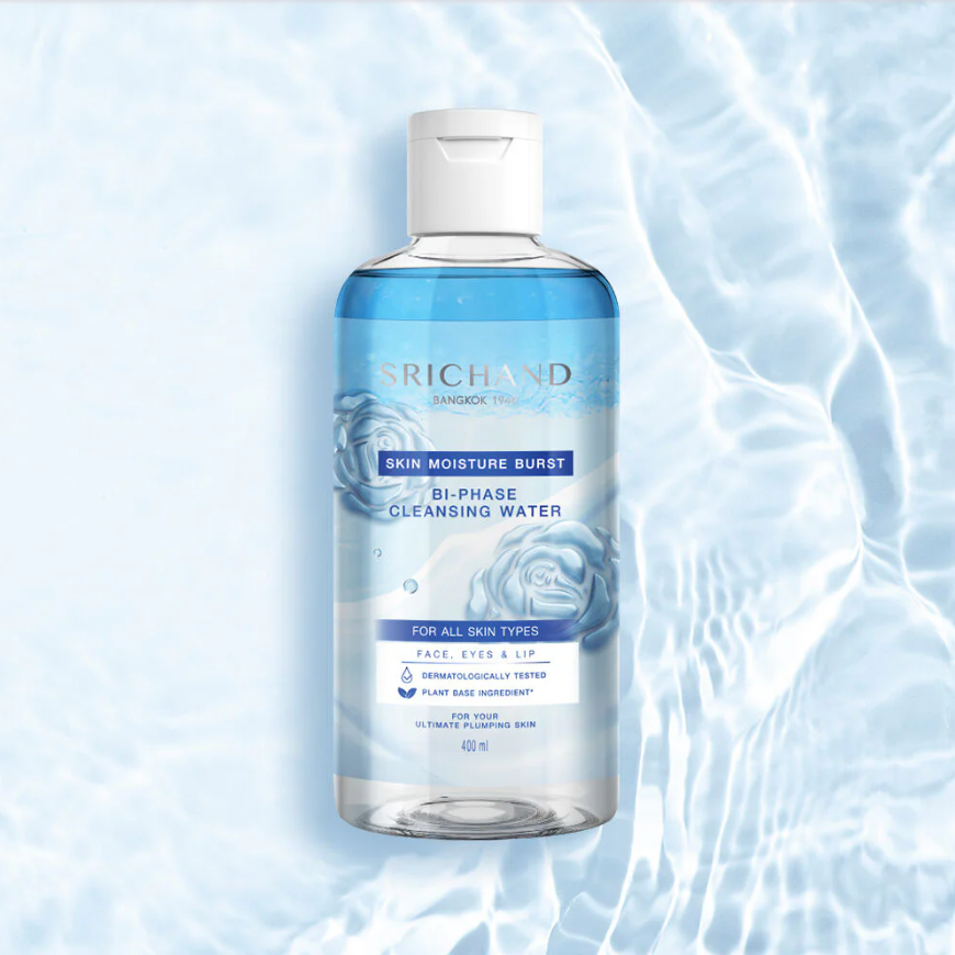 Srichand - Skin Moisture Burst Bi-Phase Cleansing Water 400ml.