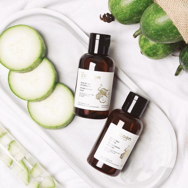 Cocoon Vietnam - Winter Melon Cleanser (Gel Bí Đao Rửa Mặt) with Winter Melon & Centella Extract, Tea Tree Oil & BHA 140ml.