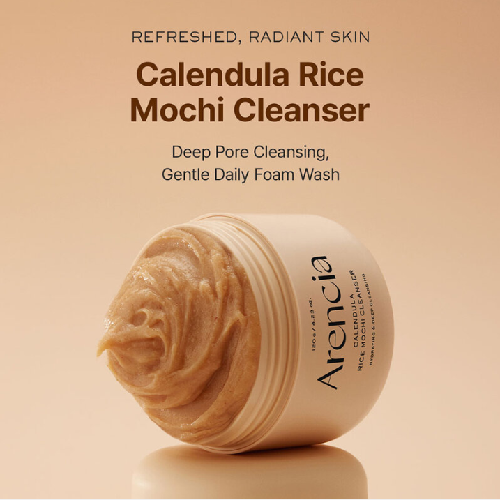 Arencia - Calendula Rice Mochi Cleanser 120g.