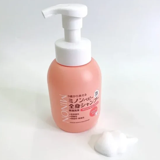 Minon - Baby Body Foam Shampoo 350ml.
