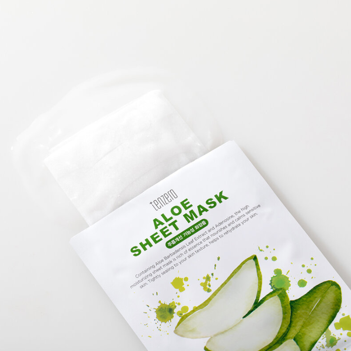 TENZERO - Aloe Sheet Mask 25ml. (PAck of 6)