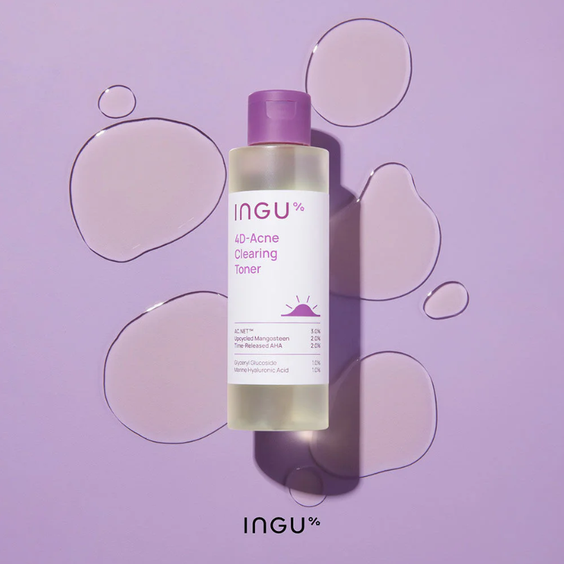 INGU - Skin 4D-Acne Clearing Toner 150ml.