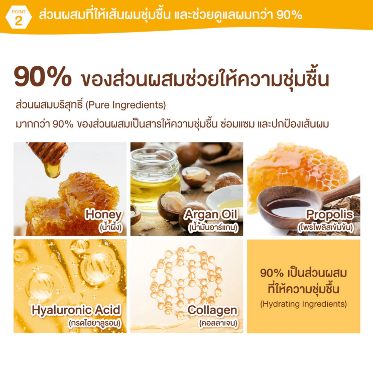 &HONEY - Deep Moist Shampoo 440ml.