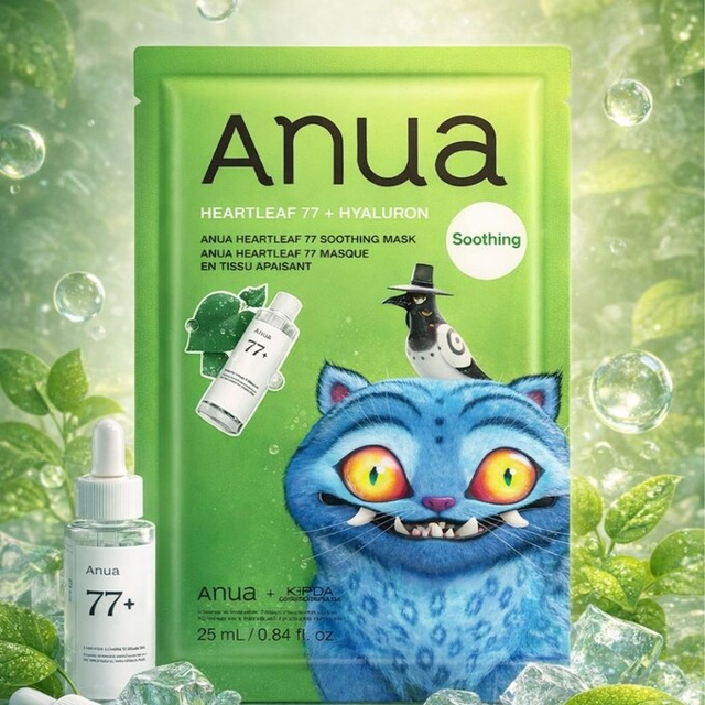 Anua - Kpop Demon Hunters Heartleaf 77 Soothing Mask 25ml. (Pack of 6)