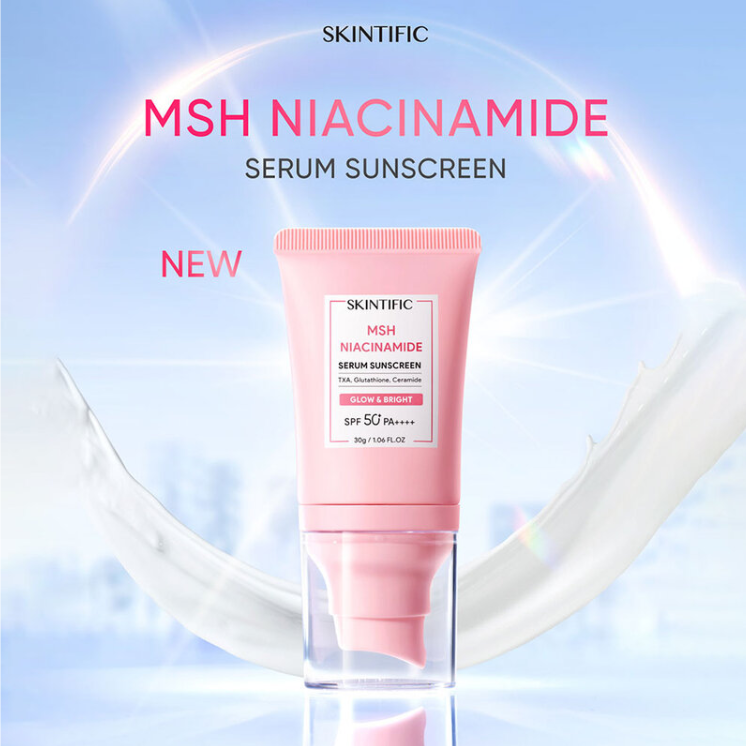 Skintific - Niacinamide Serum Sunscreen SPF50+ PA++++ 30g.