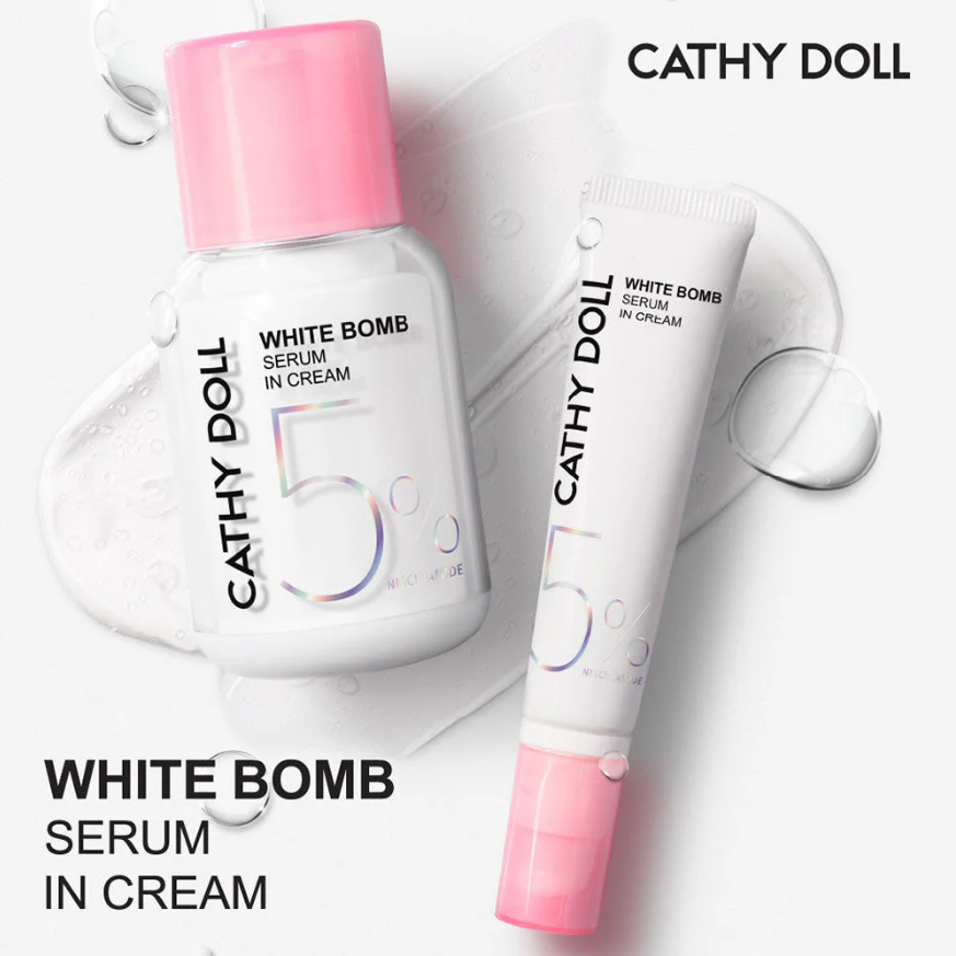 Cathy Doll - White Bomb Serum in Cream 5% Niacinamide 15ml.