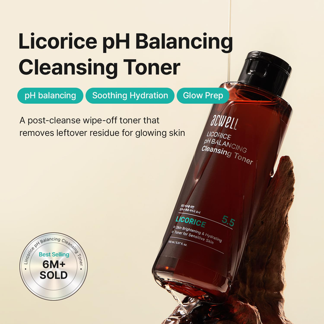 Acwell - Licorice pH Balancing Cleansing Toner 150ml.