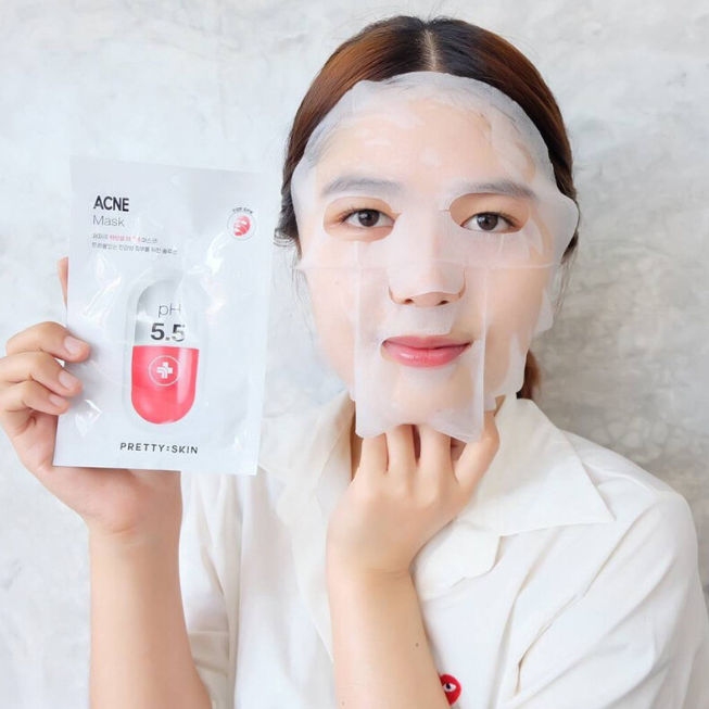 Pretty Skin - Acne Capsule Mask 25g. (Pack of 3)