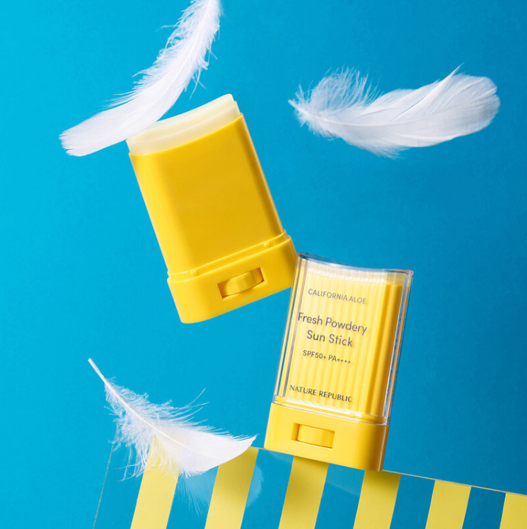 Nature Republic - California Aloe Fresh Powdery Sun Stick SPF50+ PA++++ 24g.