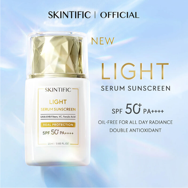 Skintific - Light Serum Sunscreen SPF50 PA++++ 25ml.