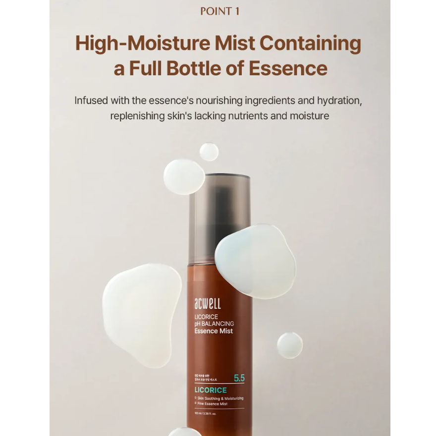Acwell - Licorice pH Balancing Essence Mist 100ml.
