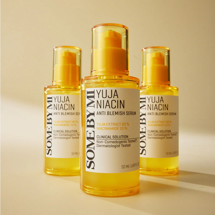 SOME BY MI - Bundle of 1x Yuja Niacin Anti Blemish Serum 50ml. + 1x Yuja Niacin Anti-Blemish Daily Mask (30 Sheets)