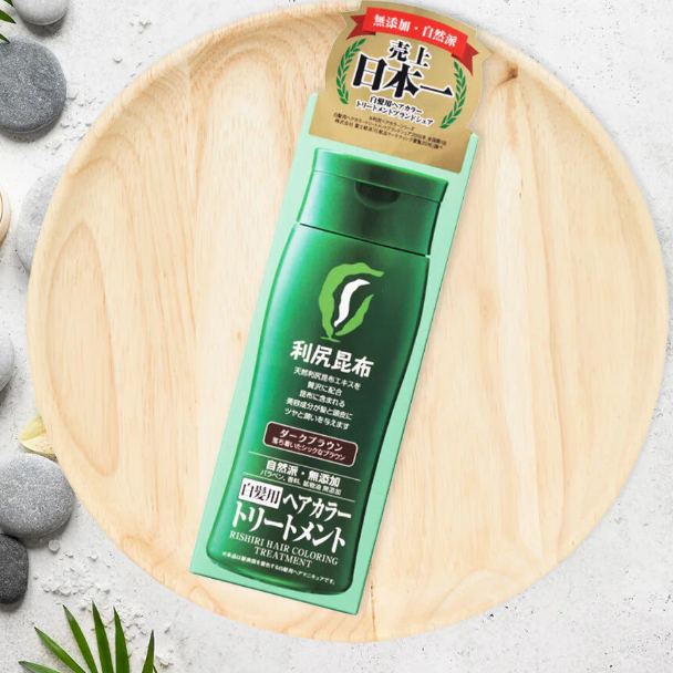 Rishiri - Dark Brown Hair Coloring Treatment 200g.