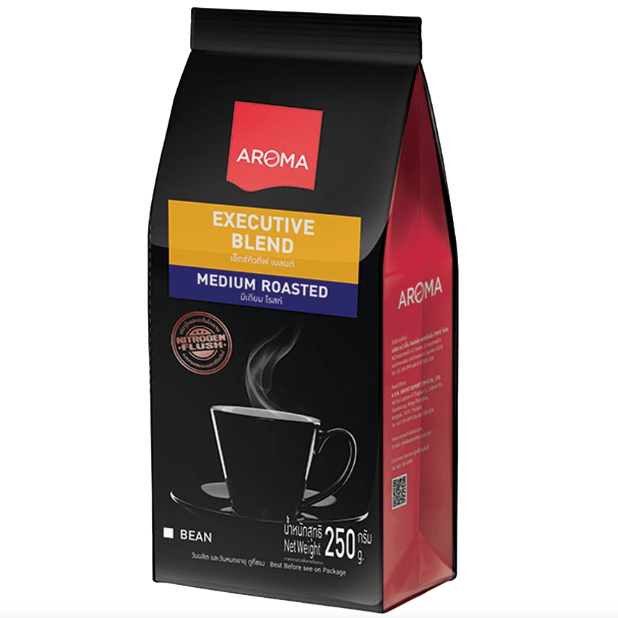Aroma - Exclusive Blend Medium Roasted Coffee Beans 250g.