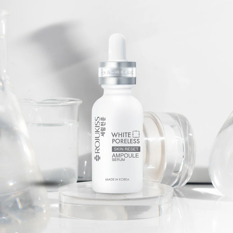 Rojukiss - White Poreless Skin Reset Ampoule Serum 30ml.