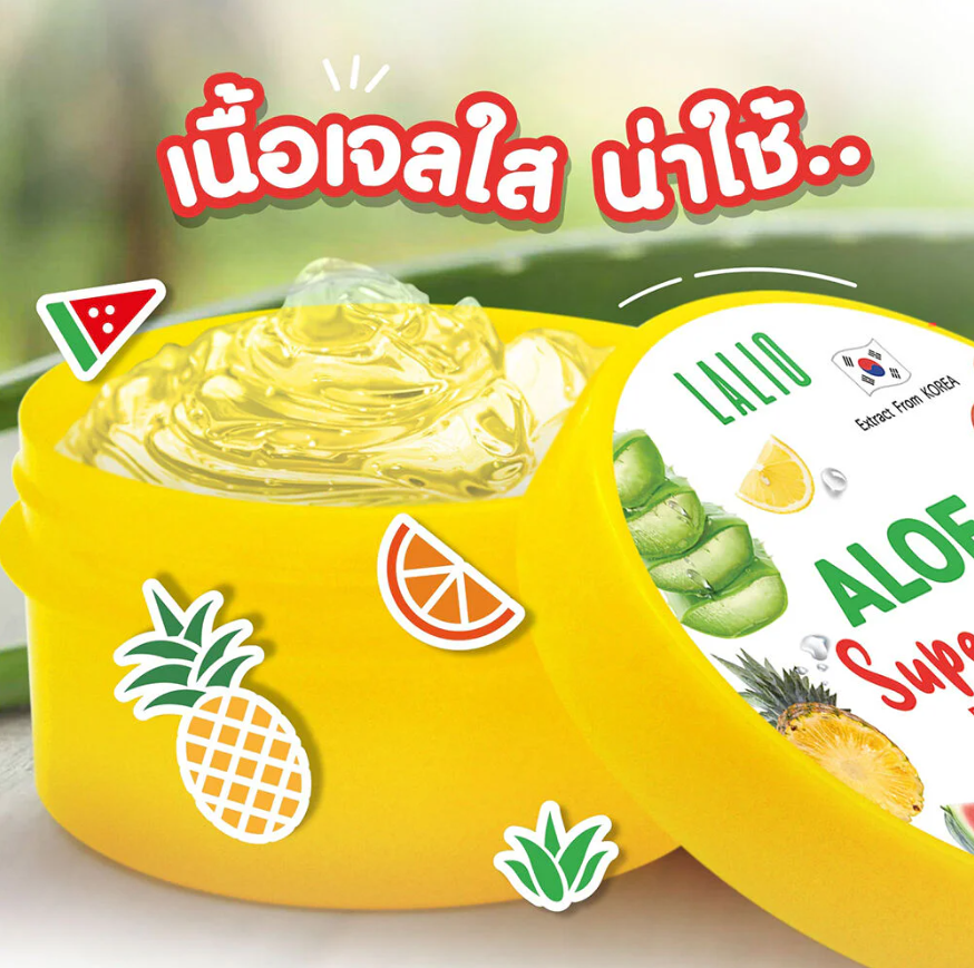 Lalio - Aloe Plus Superfruit Brightening Gel 80ml.