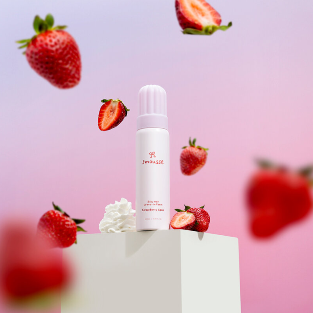 Smousse - Silky Hair Leave-In Foam Strawberry Cake 100ml.
