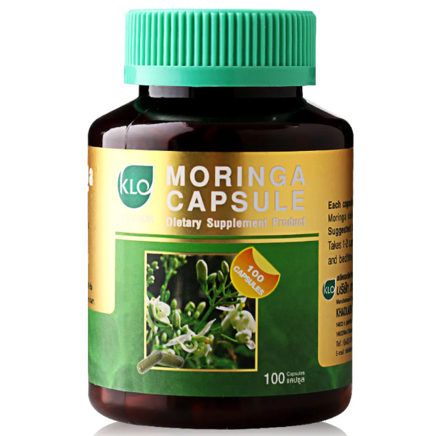 Khaolaor - Moringa 100 Capsules