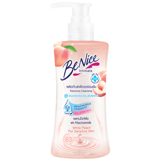 BeNice - Feminine Cleansing White Peach For Sensitive Skin 150ml.