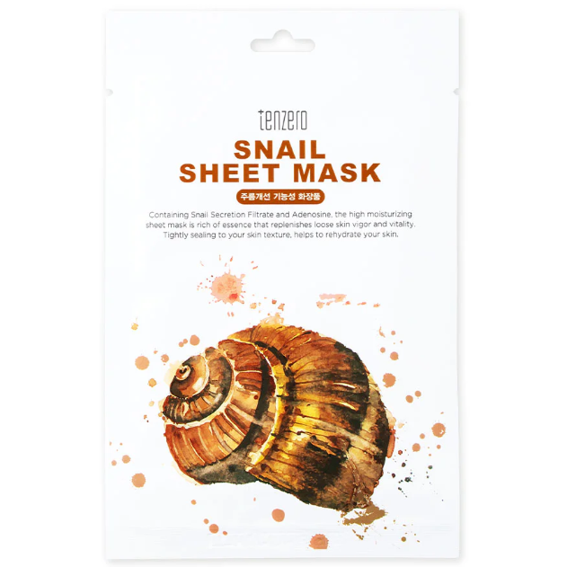 TENZERO - Snail Sheet Mask 25ml. (Pack of 6)