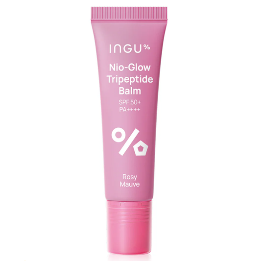 INGU - Skin Nio-Glow Tripeptide Balm SPF50+ PA++++, Rosy Mauve 10ml.