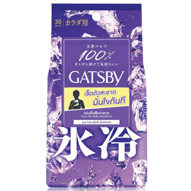Gatsby - Ice-Type Body Wipes Ice Fruity 30 Sheets (Pack of 3)