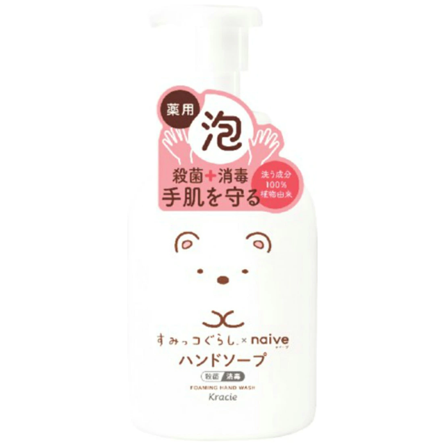 Naive - Sumikko Gurashi Medicinal Botanical Foaming Hand Soap 500ml.