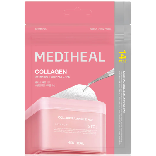 Mediheal - Collagen Ampoule Day & Night Pad, Wrinkle Care and Firming (14 Pads)