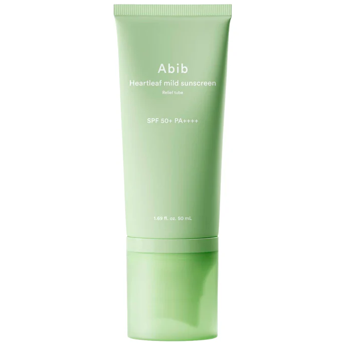 Abib - Heartleaf Mild Sunscreen Relief Tube 50ml.